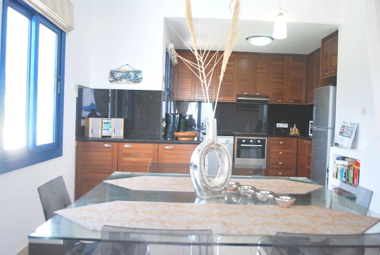 Sea Front Villa, Heated Private Pool, Amazing Location Paphos 323 Kissonerga Exterior foto