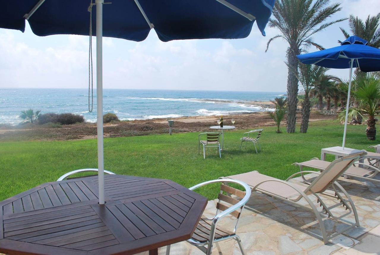 Sea Front Villa, Heated Private Pool, Amazing Location Paphos 323 Kissonerga Exterior foto