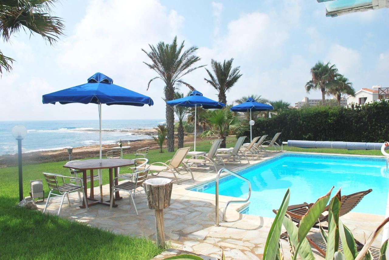 Sea Front Villa, Heated Private Pool, Amazing Location Paphos 323 Kissonerga Exterior foto