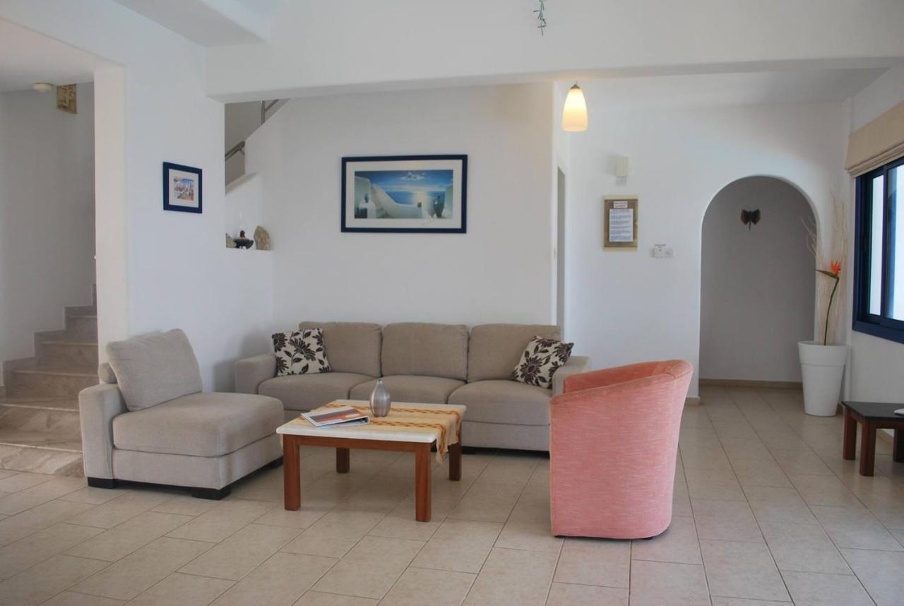 Sea Front Villa, Heated Private Pool, Amazing Location Paphos 323 Kissonerga Exterior foto